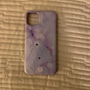 iPhone 11 Pro Purple Marble Loopy Case